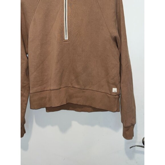 Vuori Restore  Half-Zip Hoodie Sweatshirt Medium Womens - Canyon Clay - Picture 5 of 11